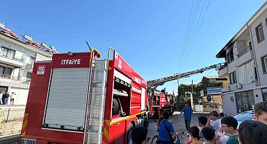 Fethiye'de çakmakla oyun yangın çıkardı