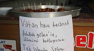 FETÖ elebaşı Gülen'in ölümüne böyle sevindi: Lokantasında bedava tatlı dağıttı