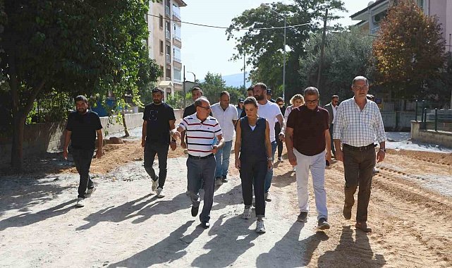 Filiz Başkan, Atatürk Mahallesi'nde çalışmaları inceledi