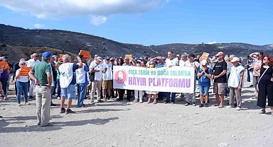 Foçalı vatandaşlardan orman yangını sorumlularına tepki