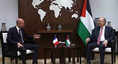 Fransa Dışişleri Bakanı Barrot, Filistin Başbakanı Mustafa ile görüştü