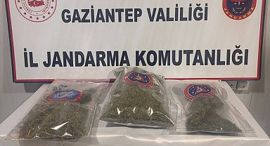 Gaziantep'te 1 kilo esrar ele geçirildi