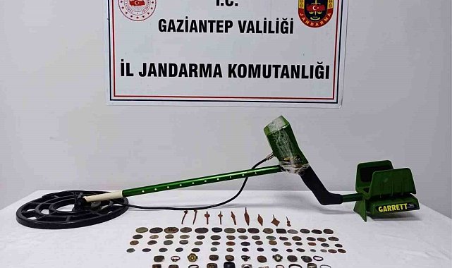 Gaziantep'te 61 adet tarihi eser niteliğinde sikke ele geçirildi