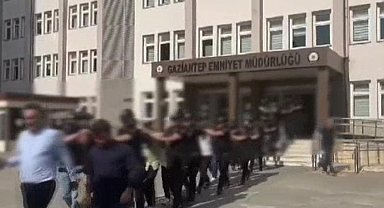 Gaziantep'te silahlı suç örgütü operasyonu: 18 tutuklama