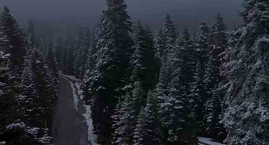 Gece aralıklarla etkili oldu, gündüz böyle görüntülendi