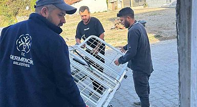 Germencik'te ikinci el eşyalar, ihtiyaç sahiplerine ulaştırılıyor