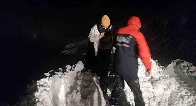 Gümüşhane yaylalarında mahsur kalan vatandaşlar kurtarıldı