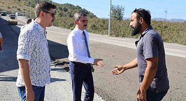 Gümüşova OSB yolunda çalışmalar devam ediyor