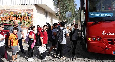 Güzelbahçe Belediyesinden ücretsiz okul servisi
