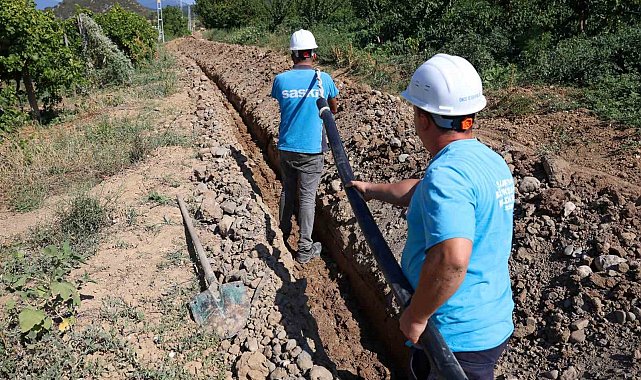 Hark Mahallesi'nin 2 bin metrelik yeni içme suyu hattında sona gelindi