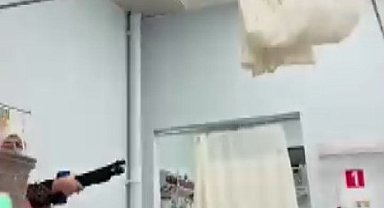 Hastane çalışanlarını pompalı tüfekle rehin aldı