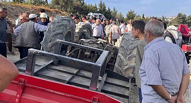 Hatay'da traktör devrildi: 4 yaralı
