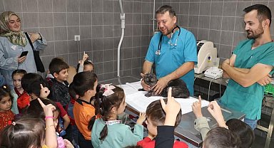 Hayvanları Koruma Haftası'nda miniklerden anlamlı ziyaret