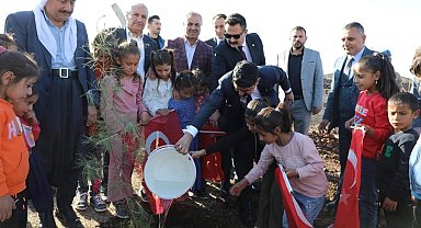 Hediyesini alan ağaç dikti