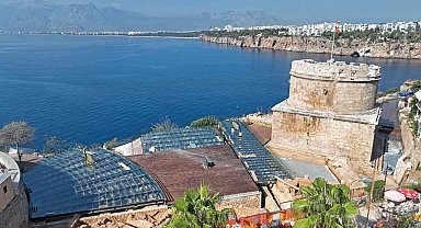 Hıdırlık Kulesi seyir terasına son rötuşlar