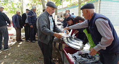 Hisarcık Şeyhler köyünde 500 kişilik hayır yemeği