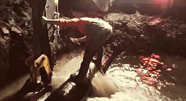 Horasan'da yaşanan su sıkıntısı ESKİ ekiplerinin çalışması sonucu giderildi