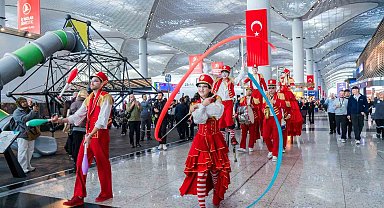 İGA İstanbul Havalimanı'nda Cumhuriyet Bayramı coşkusu