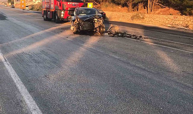 İki otomobil çarpıştı 1 yaralı