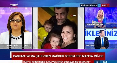 İkinci el protez satılarak dolandırılan depremzede Senem'e Başkan Şahin sahip çıktı