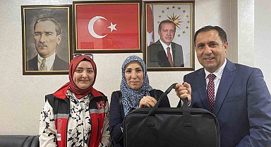 İl Müdürü Türkoğlu'ndan kırtasiye desteği