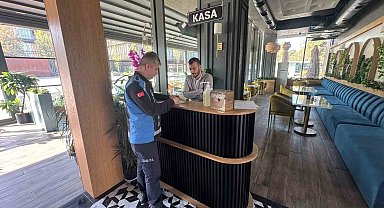 İnegöl'de zabıta ekipleri kafeleri mercek altına aldı