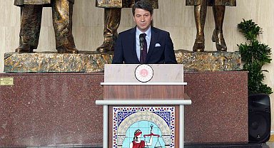 İstanbul Bölge Adliyesi Başkanlığı'na atanan Hazar Turan Alim'e Bakırköy Adliyesi'nde veda töreni