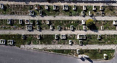 İstanbul'daki bebek mezarlıkları görüntülendi
