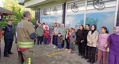 İtfaiyeden en özel tatbikat