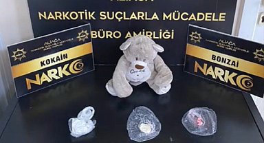İzmir'de ilginç olay: Oyuncak ayıcıktan uyuşturucu çıktı