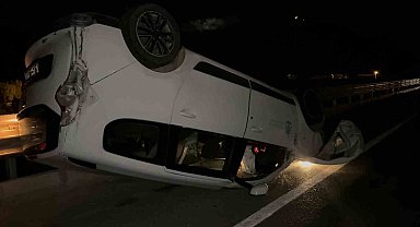 İznik'te feci kaza: Araç metrelerce sürüklendi, 1 kişi yaralandı