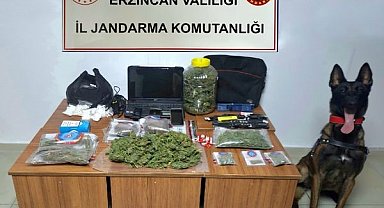 Jandarma ekipleri Erzincan'da uyuşturucuya geçit vermiyor