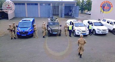 Jandarma ekipleri petrol boru hattında tatbikat gerçekleştirdi