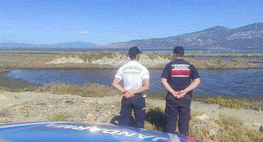 Jandarma ekiplerinden kıyı kontrol denetimi