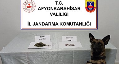 Jandarma uyuşturucu maddeler ele geçirdi