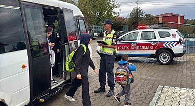 Jandarma ve polis ekiplerinin denetimleri sürüyor