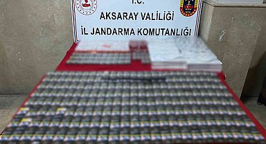 Jandarmadan kaçak sigara sevkiyatına darbe