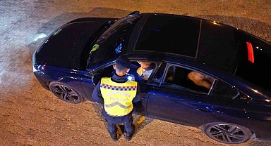 Jandarmadan sürücülere yönelik gece denetimi