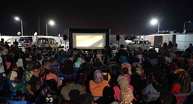 K-13 Konteyner kentte açık hava sineması kapanış etkinliği yapıldı