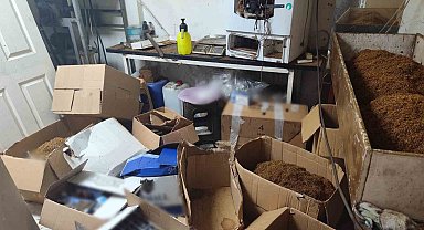 Kaçak sigara ve tütün operasyonu: 1 gözaltı