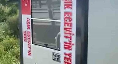 Kadın tır şoföründen Âşık Ecevit'e kulübe