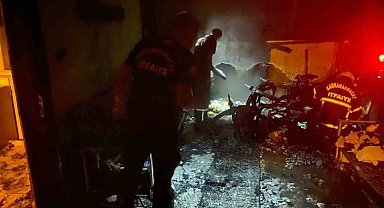 Kahramanmaraş'ta ev yangını