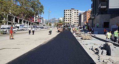 Kahramanmaraş'ta kentsel tasarım alanlarında ulaşım çalışması