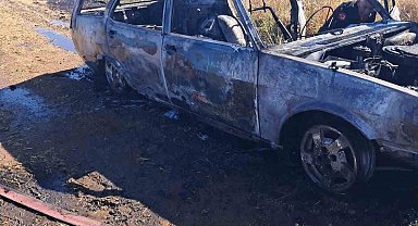 Kahramanmaraş'ta otomobil yangını
