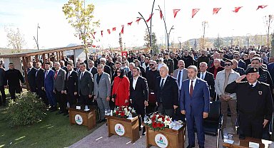 Kahveci dağı konaklamalı orman parkı muhteşem bir törenle açıldı