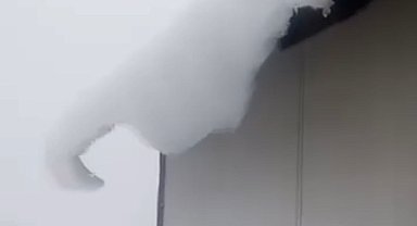 Kar kalınlığı 10 santimetreye ulaştı