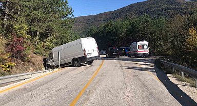 Karabük'te trafik kazası : 1 yaralı