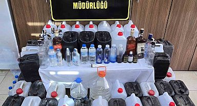 Karacabey'de sahte ve kaçak alkol operasyonu