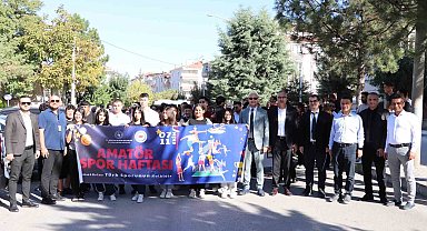 Karaman'da "Amatör Spor Haftası" etkinlikleri kortej yürüyüşü ile başladı