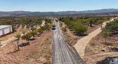 Karpuzkaya - Serintepe yolu yenilendi